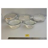 Corning Ware and  Pryex Bowls