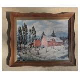 2 Framed Prints and 1 Framed Painting