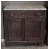 Cabinet with Marble Top