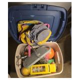 Tote with Misc Toys
