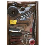 Box of Screwdivers Allen Wrenches and Misc