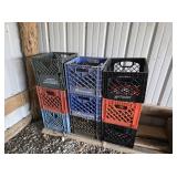 9 Milk Crates
