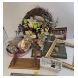 Wreath Small Shelf Inspirational Decor Potpourri