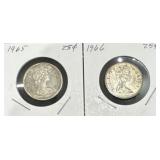 1965/1966 Silver Quarters