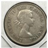 1953 50 Cents Silver Coin- NSF Small Date (SD)