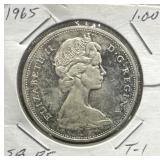 1965 Canada Silver Dollar
