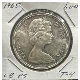 1965 Canada Silver Dollar