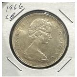 1966 Canada Silver Dollar - Large Bust (LB)