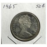1965 50 Cents Silver Coin