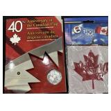 1965-2005 Canada Silver Coin W/ Flag and CD