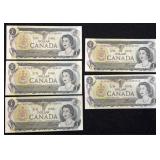 1973 Canada One Dollar Bill