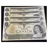 1973 Canada One Dollar Bill