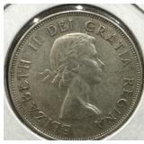 1953 50 Cents Silver Coin- Large Date (LD)
