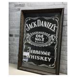Lrg. Framed Jack Daniels Picture.
