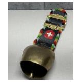 Vtg. Swiss Alpine Cow Bell, Lrg.