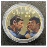 RCM 2016, Fine Silver Coin.  Star Trek.