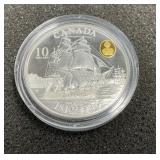 RCM 2012, Fine Silver Coin.  HMS Shannon