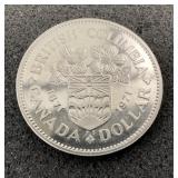 1971 Canadaian $1 BC Centennial Coin