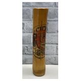 Hand Painted Bamboo Slit Drum.  Guatemala.