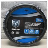 Dodge Ram Black Steering Wheel Cover.  New.