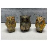 Vtg. Owls Lot.
