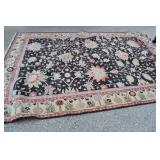 HAND KNOTTED WOOL AREA CARPET TRADITIONAL
