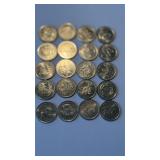 Commemorative Canadian Quarters Bulk Lot of 20