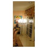 PAIR OF LUXURY CANDLE PRISM CRYSTAL FLOOR LAMP