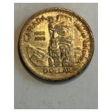 Canada Dollar 1858-1958 British Columbia