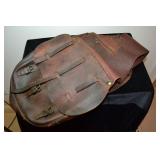WWII US Army Calvary Leather Saddle Bag