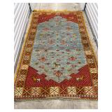 Wool Tribal Gabbeh Rug Hand Knotted
