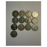 Canada Quarters 1939-1997 Lot of 13 Coins