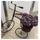 Garden Ornament Child's Tricycle Planting Basket