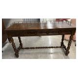 Console or Writing Desk Barley Twist