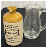 Vintage Lot of 2 Pitcher and Whisky Jug
