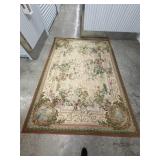 French Aubusson Rug Style Flat Weave 8'7' x 11'10'