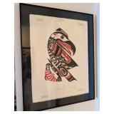 Native Art Roy James Hanuse Raven & Salmon