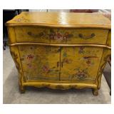 Vintage Venetian Rococo style hand-painted Cabinet