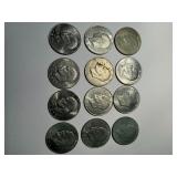 Eisenhower 1971-78 Clad Composition Dollar Lot 12