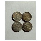 Canada Half Dollar Lot of 4 Coins - Bobcat