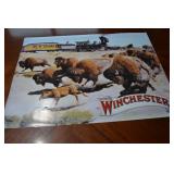 Vtg Winchester Poster by Ferrara 18 x 24' Buffalo