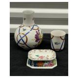 Elios France Bedside Carafe & Tumbler, Salt Dish
