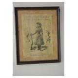 VTG Buffalo Bills Wild West Miss Annie Oakley Ad