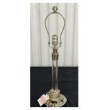 Lucite and Chrome Column Lamp