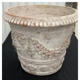 Garland Jardiniere Terracotta Planter Swag Motif