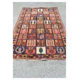 PERSIAN PANEL GARDEN DESIGN AREA CARPET FINE WOOL