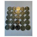Commemorative Canadian Quarters Bulk Lot of 25