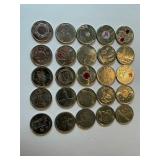 Commemorative Canadian Quarters Bulk Lot of 25