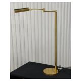 Brass Swing Arm Floor Lamp by Koch & Lowy