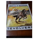 Smith & Wesson Revolver Ad 'The Hostile' 17 x 21